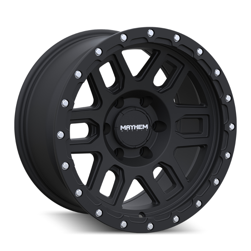 Mayhem 8304 Delta 20x9 / 8x180 BP / 0mm Offset / 124.2mm Hub Matte Black Wheel
