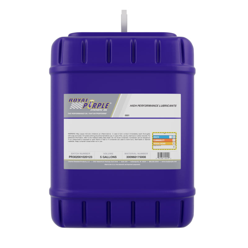 Royal Purple Premium Synthetic High Performance Multi-Grade 5W30 Motor Oil - 5 Gallon