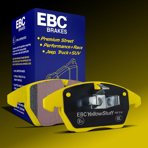 EBC Racing 12-19 BMW 3-Series (F30/F31/F34) Apollo-4 Caliper Yellowstuff Racing Brake Pad