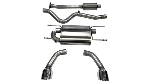 Corsa 2012-2025 Scion FRS / Subaru BRZ Polished Sport Cat-Back Exhaust