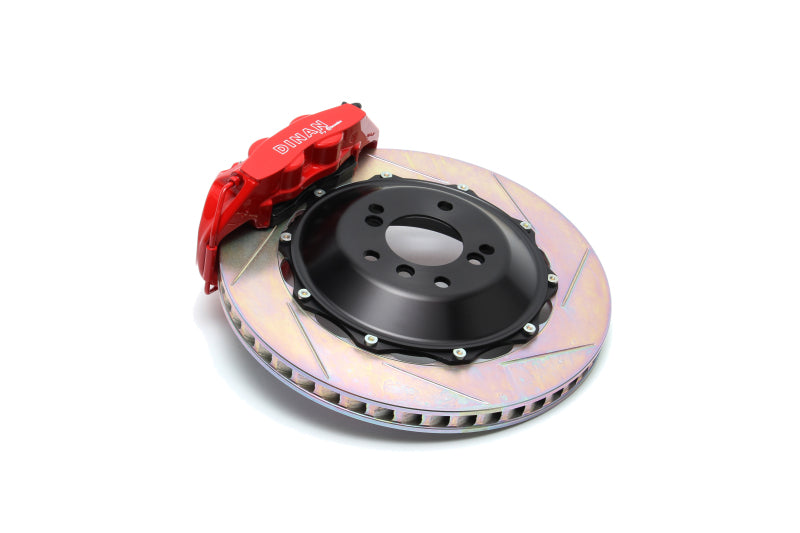 Dinan 08-13 BMW 1-Series (E82) Red Caliper/Slotted Brake Set - Rear