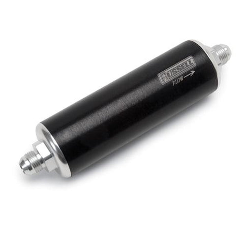 Russell Performance Anodized Aluminum (12in Length -10 male inlet/outlet)