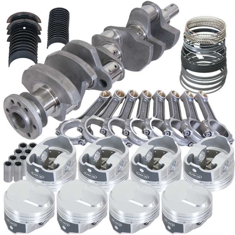 Eagle Chevy 454 4.000in Crank 6.135in I-Beam Rods 43cc Dome 4.250in Pistons Rotating Assembly