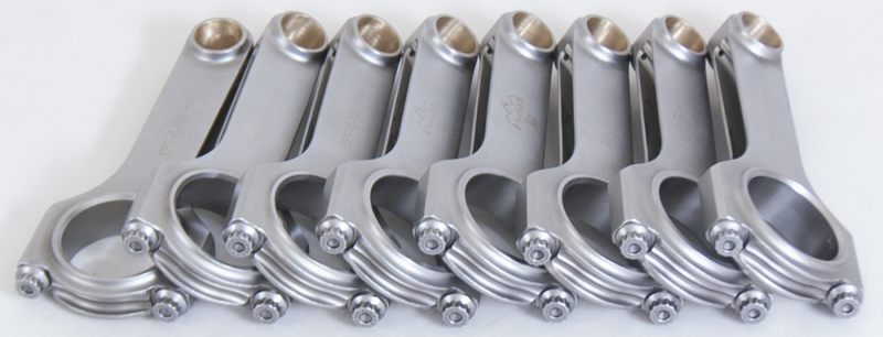 Eagle Chevrolet Small Block 5.700in Length ARP L19 Bolts Forged 4340 Steel H-Beam Rods - Set of 8