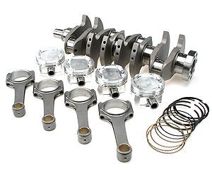Eagle Chevy LT1350 1Pc 3.750in Crank 5.700in I-Beam Rods -18cc 4.040in Pistons Rotating Assembly