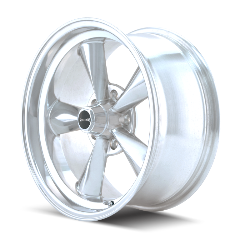 Ridler 675 17x8 / 5x120.65 BP / 0mm Offset / 83.82mm Hub Polished Wheel