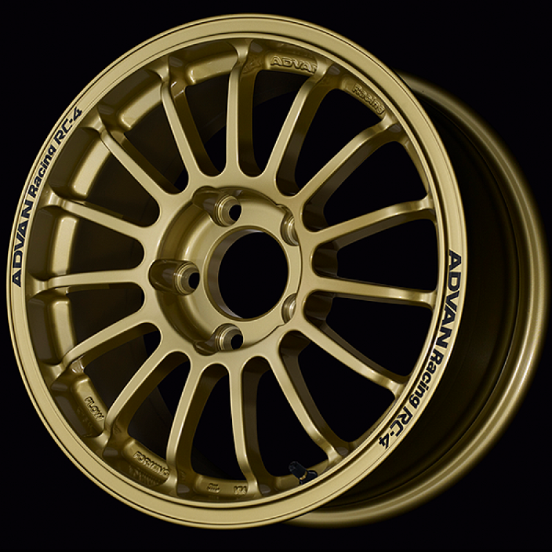 Advan RC-4 15x7.0 / +35 Offset / 5x100 / 63mm Bore / Rally Gold