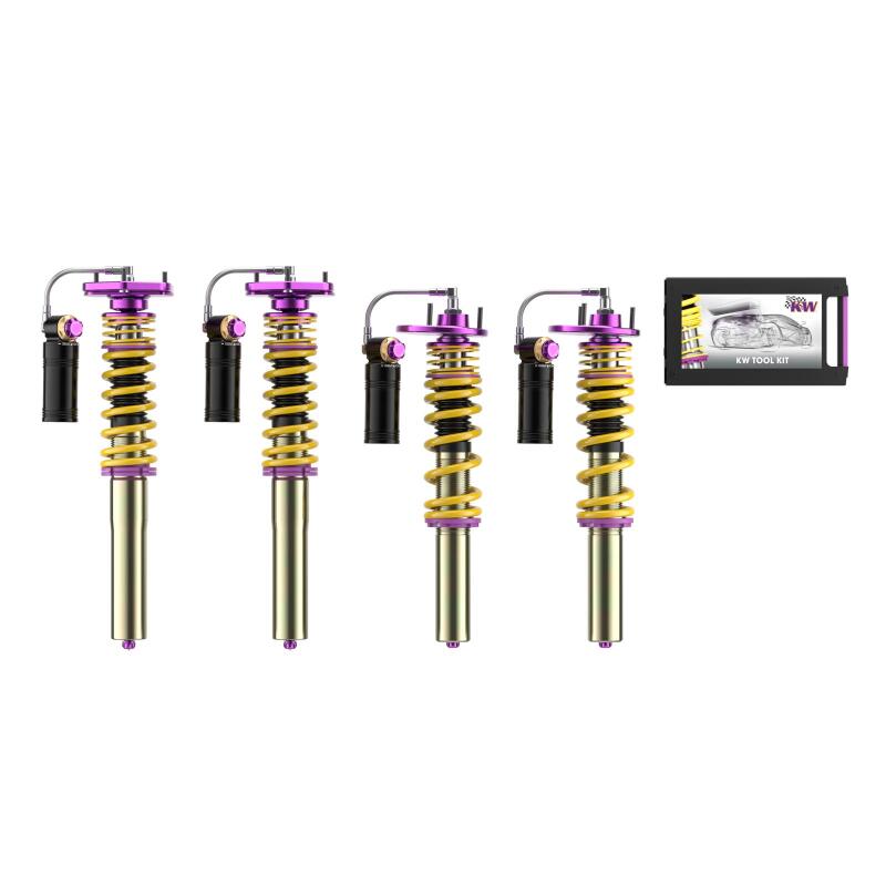 KW Porsche 718 Cayman GT4 (982) Clubsport Coilover Kit 3-Way