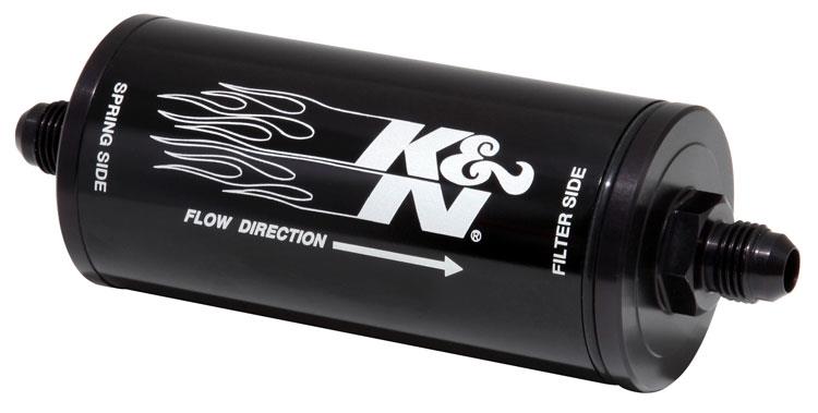 K&N 2in OD x 6in L 6AN 25 Micron In-Line Fuel/Oil Filter