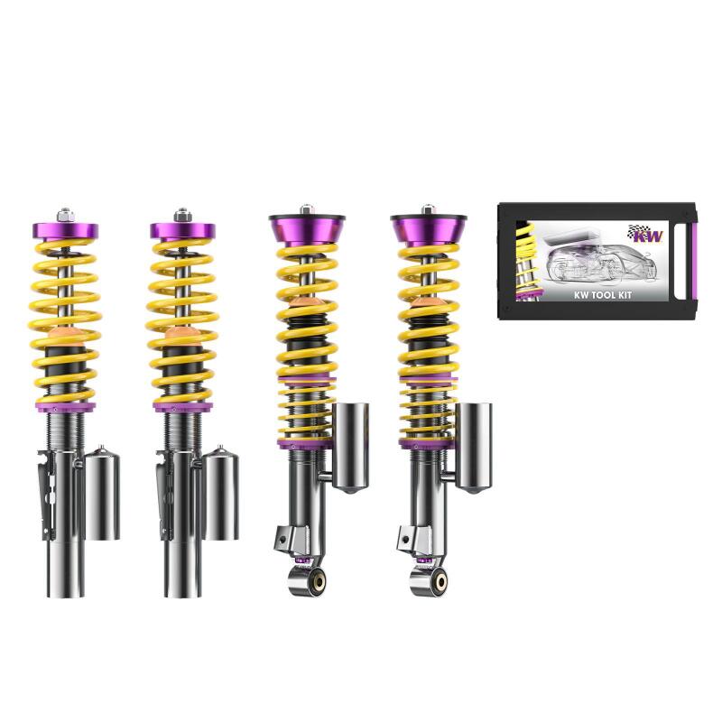 KW Coilover Kit V3 Porsche 911 (996) Carrera 2; incl. Convertible + Targa