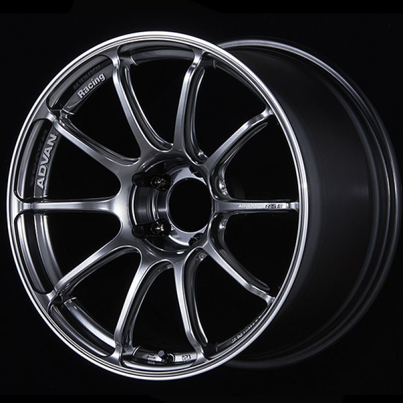 Advan RSIII 19x8.5 / +45 Offset / 5x108 / 63.34mm Bore / Racing Hyper Black and Ring