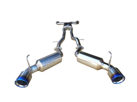 Injen 08-13 Infiniti G37 V6 3.7L RWD Coupe Only 76mm Stainless Steel Exhaust w/ Titanium Tips