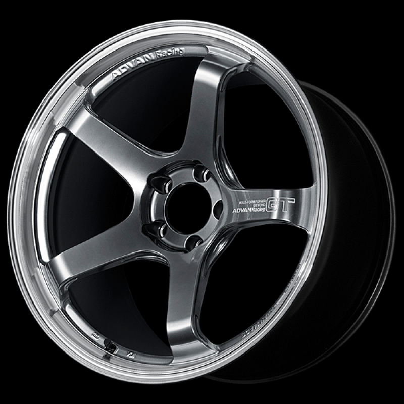 Advan GT Beyond 19X10.5 / +34 Offset / 5x120 BC / +34mm Bore / Machining and Hyper Platinum Black