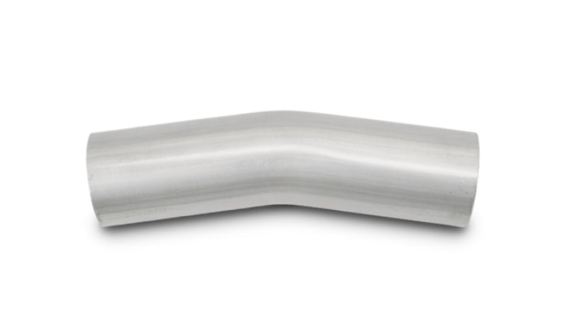 Vibrant 4in OD T304 SS 15 Deg Mandrel Bend 5in Leg Length (6in Centerline Radius)