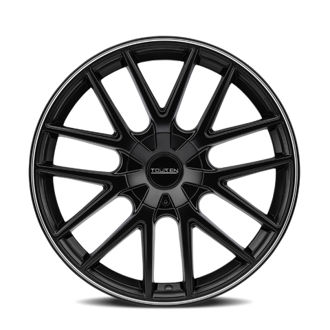 Touren 3260 TR60 16x7 / 5x100/114.3 BP / 42mm Offset / 72.62mm Hub Matte Black Machined Wheel
