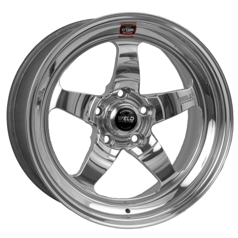 Weld S71 18x10 / 5x115mm BP / 5.1in. BS Polished Wheel (High Pad) - Non-Beadlock