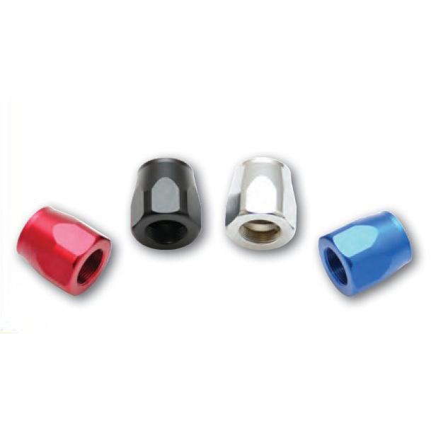 Vibrant -12AN Hose End Socket - Red