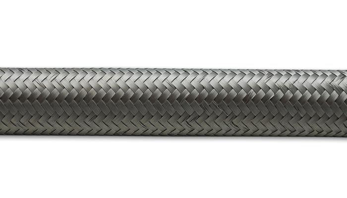 Vibrant -8 AN SS Braided Flex Hose (2 foot roll)