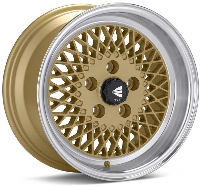 Enkei92 Classic Line 15x7 38mm Offset 5x114.3 Bolt Pattern Gold Wheel *S/O Minimum Order 40pcs.*