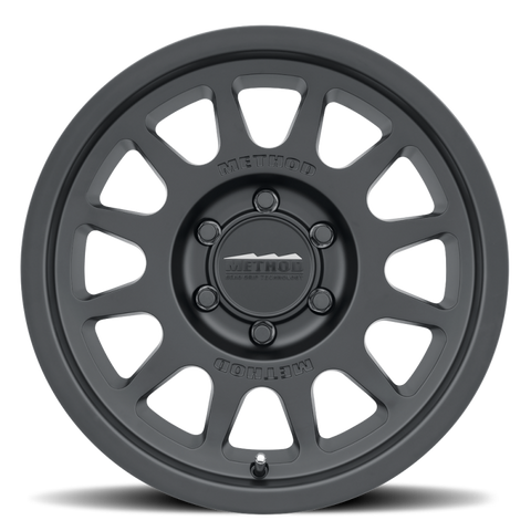 Method MR703 17x8.5 +25mm Offset 6x135 87mm CB Matte Black Wheel