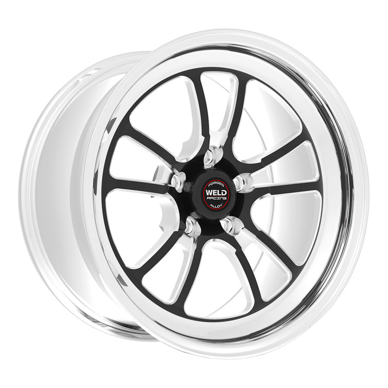 Weld S70 20x7 / 5x4.75 in BP / 2.8in. BS Black Wheel (High Pad) - Non-Beadlock