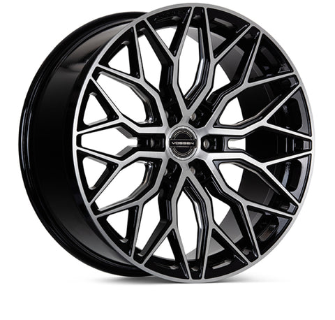 Vossen HF6-3 22x9.5 / 6x139.7 / ET20 / 106.1 / Deep - Brushed Gloss Black Wheel