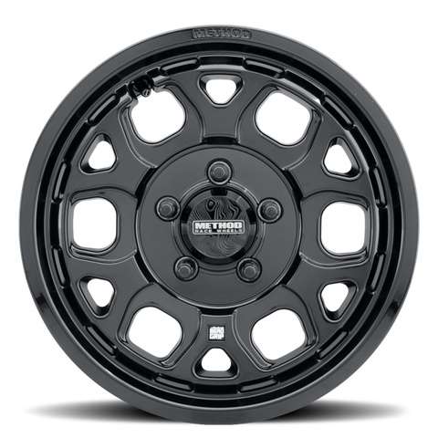 Method MR416 Bead Grip 15x7 / 6x5.5 / 74mm Offset / 78.30mm CB - Gloss Black Wheel