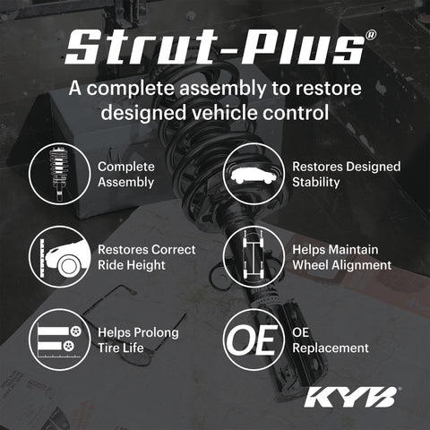 KYB Shocks & Struts Strut Plus Front Left 05-09 Subaru Outback