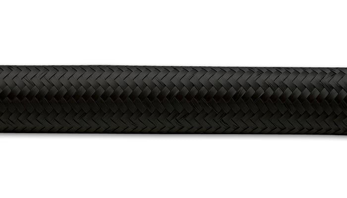 Vibrant -16 AN Black Nylon Braided Flex Hose (5 foot roll)
