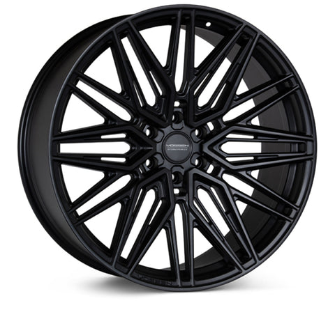 Vossen HF6-5 22x10 / 6x139.7 / ET18 / 106.1 / Super Deep - Satin Black Wheel