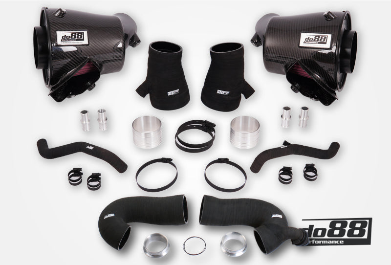 do88 2020+ Porsche 911 Turbo/Turbo S (992.1) Induction System w/80mm Outlet & Turbo Inlet Hoses