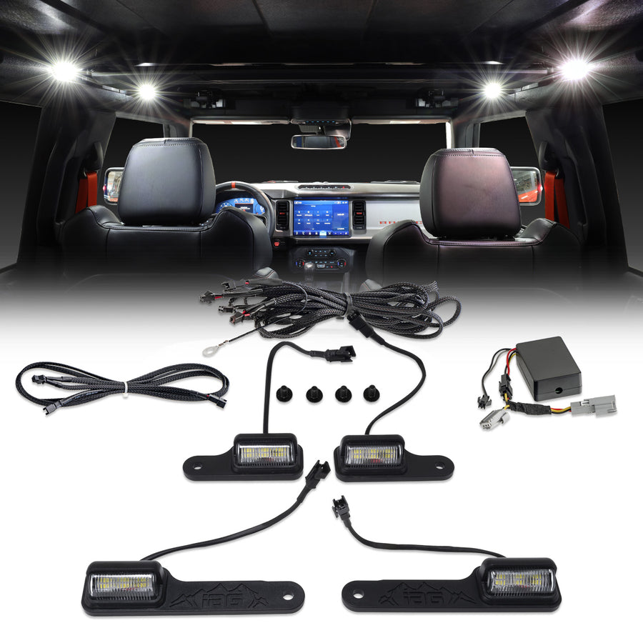 IAG 4pc Interior Led Dome Light Kit V2