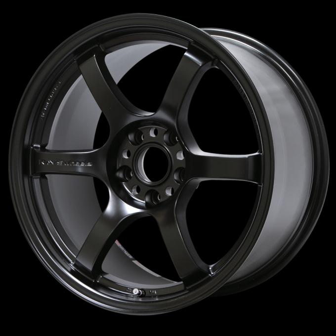 Gram Lights 57DR 15x8.0 +28 5x114.3 Semi Gloss Black Wheel
