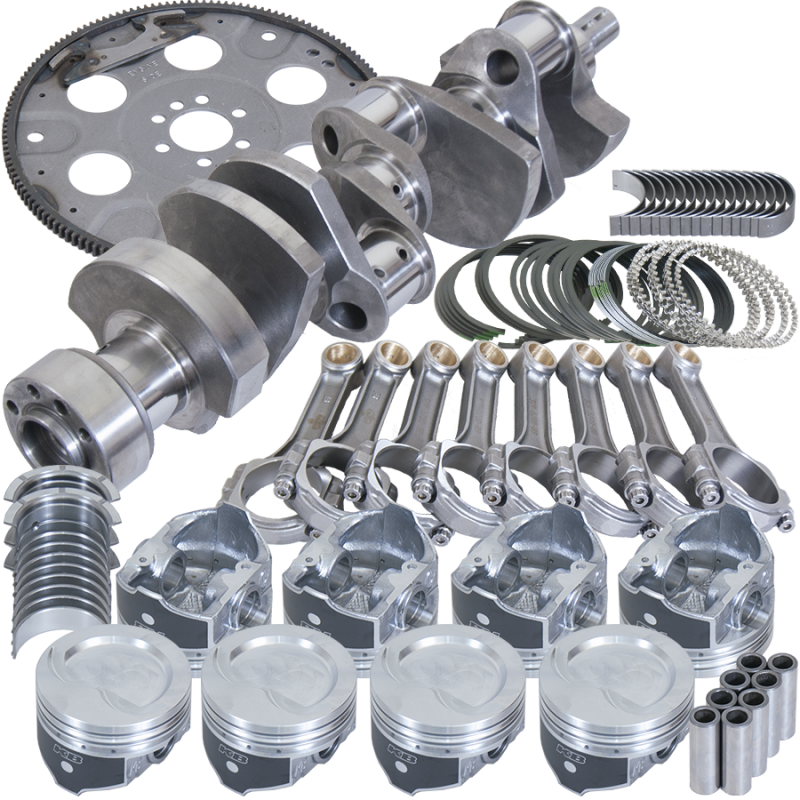Eagle Chevy LT1350 1Pc 3.750in Crank 5.700in I-Beam Rods 4.060in Pistons 153 Tooth FP Bal Assembly