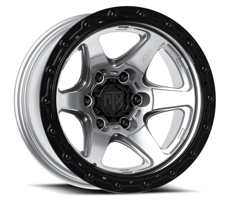 MTX Spitfire 6 Machined w/Black Ring 20x10in / 6x139.7 BP / -18mm Offset / 106.1mm Bore