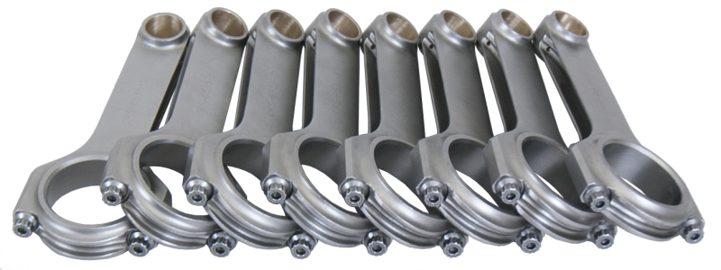 Eagle Chevrolet Big Block 6.535in Length ARP 2000 Bolts Forged 4340 Steel H-Beam Rods - Set of 8