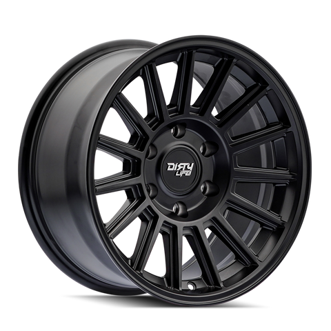 Dirty Life Journey 9316 17x8.5 / 6x139.7 BP / 0mm Offset / 106mm Hub Matte Black Wheel