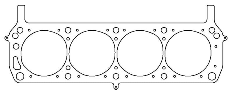 Cometic Ford 302/351W Windsor V8 .045in MLS Cylinder Head Gasket - 4.200in Bore - SVO/Yates - LHS