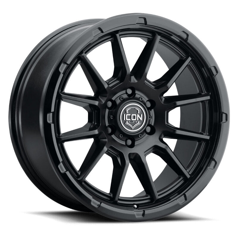 ICON Alloys Cajon 20x9 / 6x5.5 / 16mm / 5.625in BS Double Black Wheel