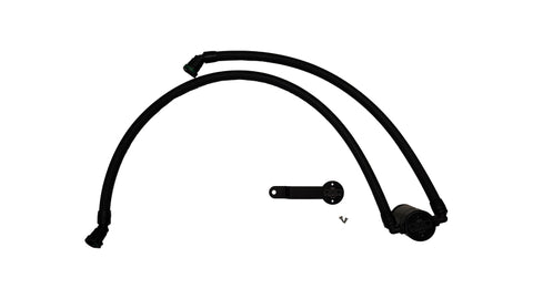 J&L 17-25 Chrysler Pacifica/20-25 Chrysler Voyager Oil Separator PCV Side - Black Anodized