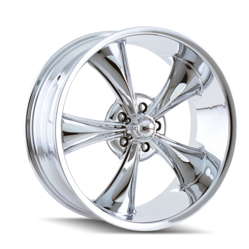 Ridler 695 18x9.5 / 5x127 BP / 6mm Offset / 83.82mm Hub Chrome Wheel