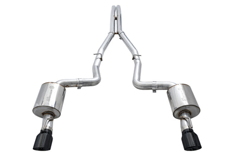 AWE Tuning 2015+ Dodge Charger 6.4L/6.2L Non-Resonated Touring Edition Exhaust - Diamond Blk Tips