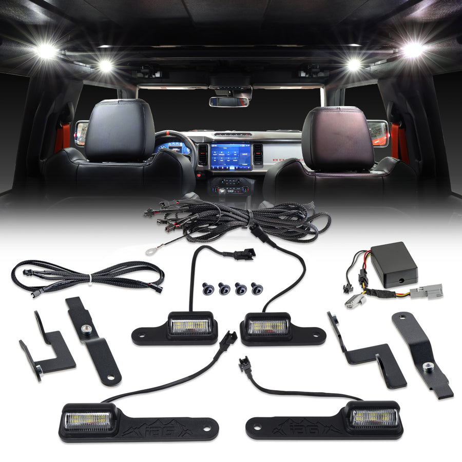 IAG 4pc Interior Led Dome Light Kit V2
