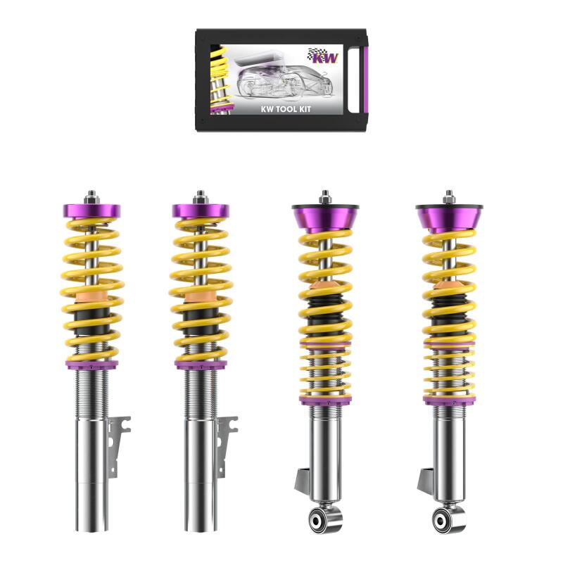 KW Coilover Kit V1 Porsche 911 (996) Carrera 2; incl. Convertible + Targa