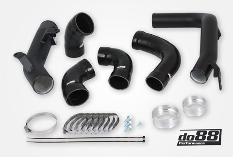 do88 Volvo S60 V60 XC60 V90 S90 XC90 SPA Pressure Pipes T8 Petrol do88 Intercooler Black Hoses