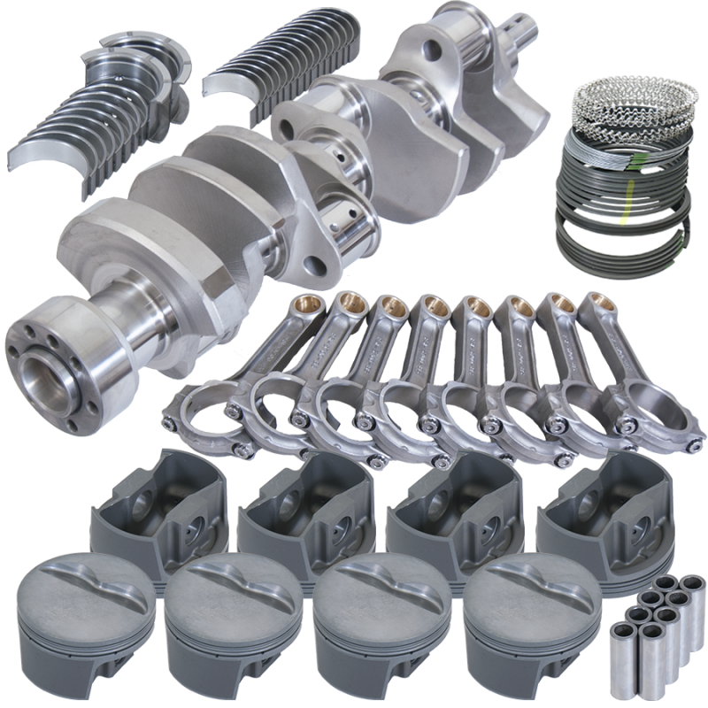 Eagle Chevy LT1 350 1Pc 3.750in Crank 5.700in I-Beam Rods -5cc 4.060in Pistons Rotating Assembly