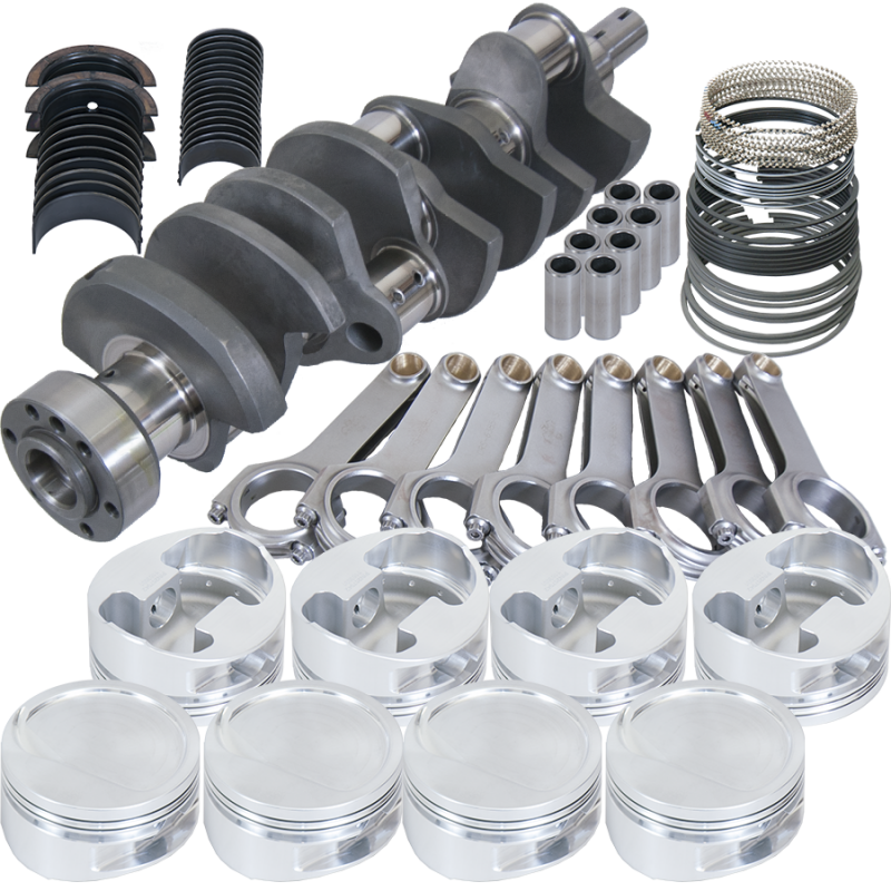 Eagle Chevy 502 1Pc 4.250in Crank 6.385in H-Beam -20cc 4.530in Pistons Rotating Assembly