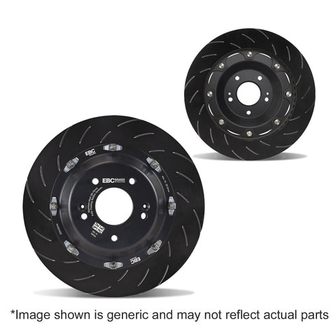 EBC Racing 10-15 Chevrolet Camaro (5th Gen) 2 Piece SG Racing Front Rotors