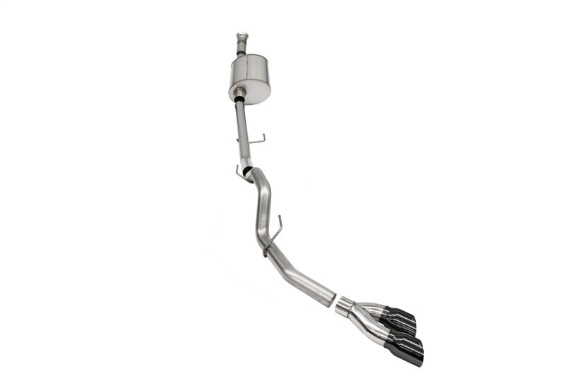 Corsa 2021-2025 Ford F-150 SuperCab/6.5in Bed 5.0L V8 Sport Cat-Back Single Side Exit-Black PVD