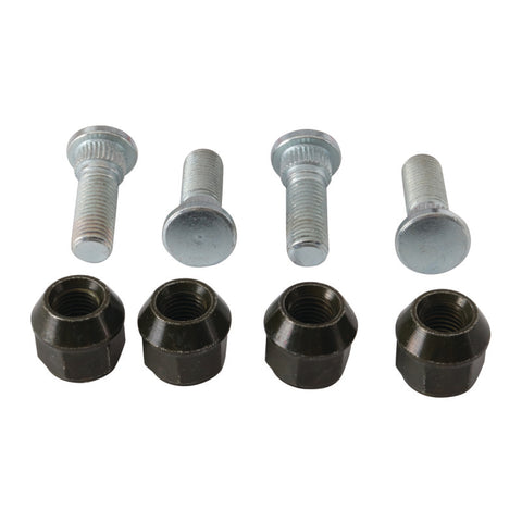 QuadBoss 02-08 Yamaha YFM660 Grizzly 4x4 Front/Rear Wheel Stud & Nut Kit